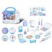 Mother & Kids Heart-Shaped Mirror Perfume Bottle Pretend Play Makeup Set For Little Princesses – Role Play Dress-Up Toy For Girls (Pink/Blue/Black)_viptrois.com
