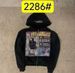 Cardigan Sweatshirt IN VERSAILLES Black Hoodie Versatile Casual Zipper Jacket_viptrois.com