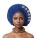 Elegant Beaded Embellished Layered Headwrap For Weddings & Special Occasions, Breathable & Stylish, Perfect For Women's Cultural & Party Events_viptrois.com