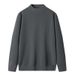 Men's Fleece Lined Turtleneck Sweater - Winter Warm Business Casual Pullover, Soft Knit Fleece Inner Layer, Comfortable & Stylish_viptrois.com