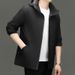 2024 Men's Business Solid Color Spring And Autumn Removal Hat Jacket High-end Trend Casual Versatile Jacket_viptrois.com