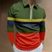 Men's Clothing Menswear Zipper Long Sleeve Casual Slim Fit Men's Sports Lapel Shirt Polo Shirt_viptrois.com