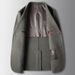 Men's Clothing autumn and winter 100% pure wool single western green young luxury business double sided wool suit jacket_viptrois.com