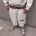Men's Clothing Unisex High-Street Joggers With Drawstring & Zip Details - Animal Print Streetwear Pants_viptrois.com