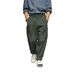 Men's Clothing Men's Corduroy Cargo Pants Loose Fit Retro Style Multi Pocket Straight Leg Casual Trousers For Formal & Casual_viptrois.com