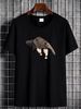 Ant Bear Animal T-Shirt Stretched Comfortable Breathable Streetwear Top For Everyday Wear Slightly Fashion Graphic Unisex Soft Summer Stylish_viptrois.com