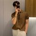 2025 Men Knit Polos Hirts Casual Social T-Shirts Short Sleeve T-Shirt Slim Solid Retro Tops T-Shirts Korean Harajuku T-Shirts Man Clothing_viptrois.com