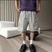 Men's Style Minimalist Patchwork Quick Drying Water Repellent Sports Shorts Outdoor Casual Straight Drawstring_viptrois.com