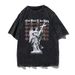 Men's Clothing T Shirts T Shirts T Shirts Angel Street Print Y2K Tops Retro Summer Short Sleeves Graphic Gothic_viptrois.com