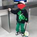 Kid's Clothing Boys cartoon turtleneck sweatshirt sweatpants two piece suit autumn and winter new Korean style cute small children's suit trend_viptrois.com