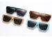 New Retro Large Frame Square Sunglasses Street Shooting Sunglasses Ins Simple Glasses Glasses_viptrois.com