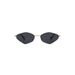 Fashion Diamond Shaped Small Metal Frame Sunglasses Simple Beach Sunshade Sunglasses Sunglasses Female T1372_viptrois.com