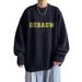 New minimalist casual pullover knitted sweater for men, warm base shirt for autumn and winter, round neck inner top_viptrois.com