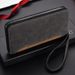 Men's Bags Men's Long Wallet Men's Clutch Zipper Frosted Texture Multifunctional Fashion Coin Card Holder Mobile Phone Bag_viptrois.com