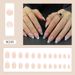 Nails Art Simple Wear Nail Patches Pure Desire Nail Art Ins Style Decorations Nails_viptrois.com