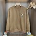 Men's Clothing Trendy Brand Sweatshirt 2025 Autumn New Bear Round Neck Long Sleeved Printed Jacket Couple Style High End Bottoming Shirt For Men_viptrois.com