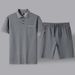 Men's Clothing Shenlong Dad Summer Suit Men's Middle Aged And Elderly Summer Casual Clothes Men's Short Sleeved Trousers Sportswear_viptrois.com