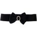 French haute couture diamond studded bow with skirt, fashionable and sweet black wide elastic waistband for women_viptrois.com