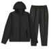 Men's Clothing Windbreaker Hooded Cardigan Sweater Jacket Trousers Two Piece Running Training Leisure Outdoor_viptrois.com