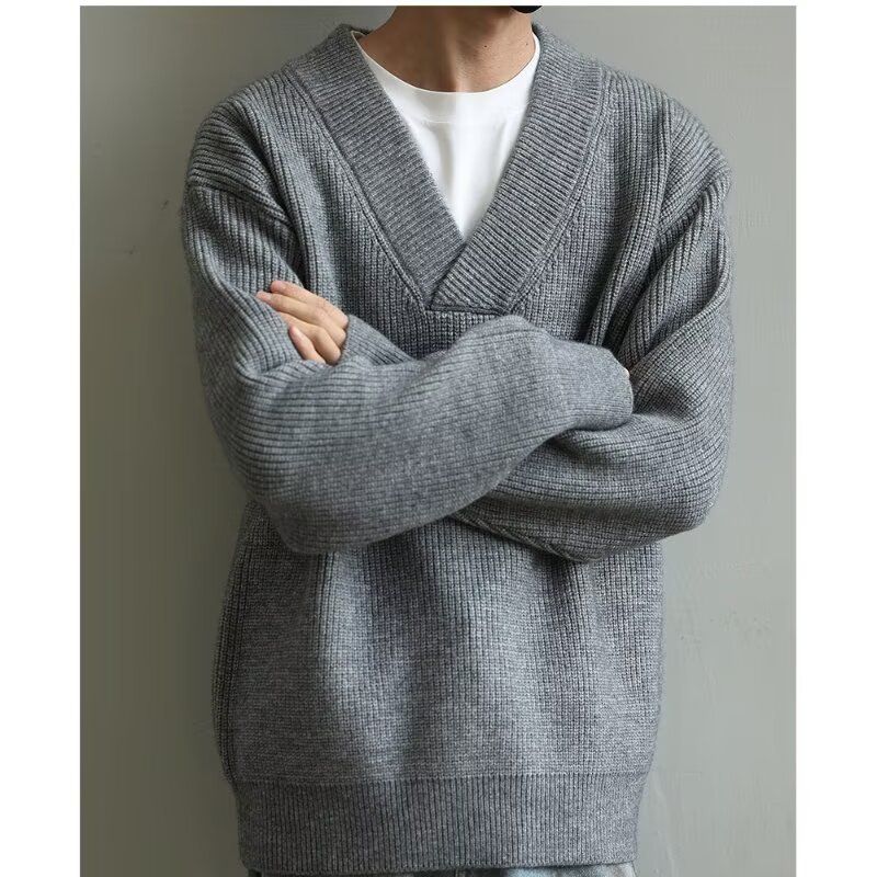 Men's Sweater Autumn And Winter Loose Knit Sweater Sweater_viptrois.com