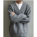 Men's Sweater Autumn And Winter Loose Knit Sweater Sweater_viptrois.com