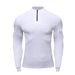 Men's Clothing Spot Outdoor Tactical Fitness Clothes Sports Quick Drying Invisible Zipper Long Sleeved T Shirt Stand Collar Jacket_viptrois.com