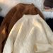 Minimalist Style Oversized Knit Sweater – Unisex Cthulhu-Inspired Cable Knit Pullover (M-XXL, Soft Yarn, Machine Washable, Earth Tones)_viptrois.com