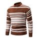 "Men's Crew Neck Pullover Sweater – Plus Size Casual Knitwear, Soft & Warm Autumn/Winter Base Layer (M-XXXL)"_viptrois.com