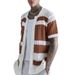 Men's Clothing Summer New Spot Men's Hollow Woolen Shirt Boys Casual Slim Top Fashion Knitted Short Sleeved Shirt_viptrois.com
