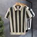 Men's Clothing Lapel Short Sleeved Polo Shirt Men's Trendy Summer T Shirt Slim Trend New All Match T Shirt Top_viptrois.com