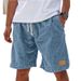 Men's Vintage Linen Relaxed Shorts – Breathable & Stylish For Summer Holidays (S-5xl, 10 Colors, Casual Comfort, Lightweight 260g Fabric)_viptrois.com