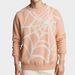 Cross-Border Fashion Men's Autumn New Round Neck Sweater American Retro Spider Web Pattern Jacquard Knitted Base Shirt_viptrois.com