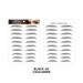 Eyebrow Stencils 6D Black Eyebrow Stickers Half Brown Eyebrow Tattoo Eyebrow Stickers Lazy Waterproof Natural Semi Permanent_viptrois.com