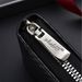Men's Bags Anti Theft RFID Card Holder Anti Demagnetization Driver's License Men's Carbon Fiber Zipper Accordion Women's Credit Card Holder_viptrois.com