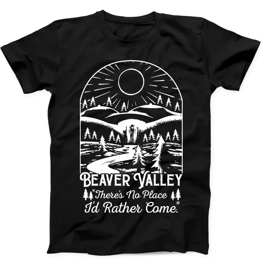 Beaver Valley Boobs There's No Sex Rude Offensive Funny Gift Black T Shirt Mens Womens Tees Top 161_viptrois.com