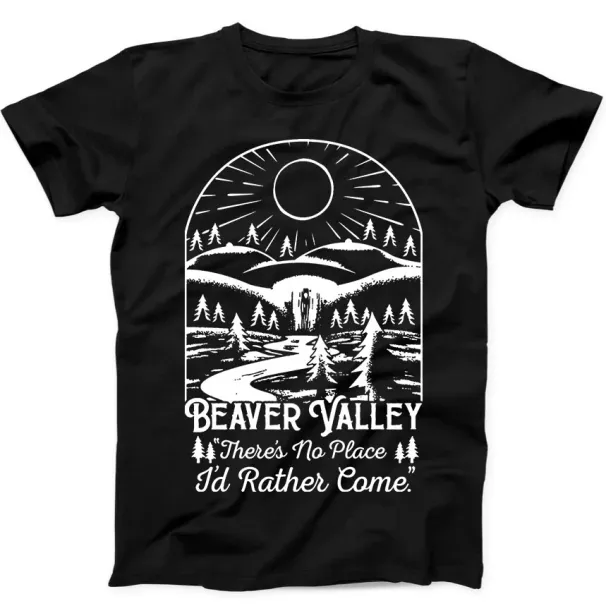 Beaver Valley Boobs There's No Sex Rude Offensive Funny Gift Black T Shirt Mens Womens Tees Top 161_viptrois.com