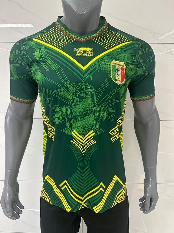 26-27 Mali Home Training Uniform Fan Version 2026 World Cup Football Short-sleeved Jersey Casual Sweatshirt Quick-drying Breathable Top_viptrois.com
