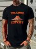 Volcano Expert Tee Funny Volano With Lava Shirt Geologist Gift Unisex T-Shirt Top For Everyday Wear Graphic Designer Clothes Fashion Summer Soft_viptrois.com