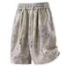 Men's Summer Style Diamond Jacquard Breathable Five Point Pants Sports Shorts_viptrois.com