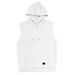 2024 Men's Casual European Size Summer Jacquard Knitted Hoodie Sleeveless T-Shirt Patch Pocket Drawstring Vest_viptrois.com