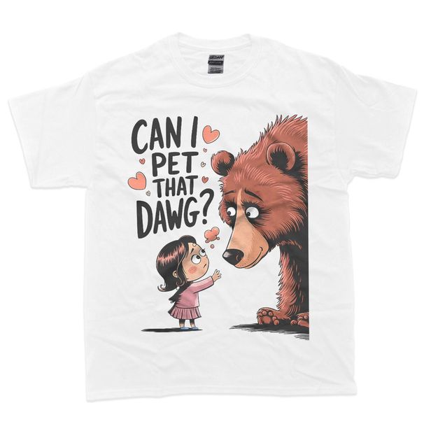 Cute Design Can I Pet That Dawg T-Shirt Mens Womens Tees Top_viptrois.com