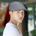 Summer Hollow Breathable Hat For Men, Middle-aged And Elderly, Korean Style, Dad's Casual Versatile Beret, Solid Color_viptrois.com