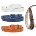 New candy colored fine PU leather buckle waist for women's high-end clothing, casual pants belt_viptrois.com