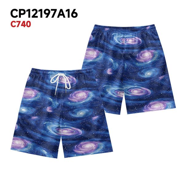 Unbeatable Quality Men's Trendy Fitness Running Sports Basketball With Summer Niche Starry Sky Print Design Shorts_viptrois.com