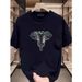 High End Pure Cotton New Short T-shirt Summer Versatile Half Sleeved Undershirt For Men's Bottoming Top Ins Loose Fit_viptrois.com