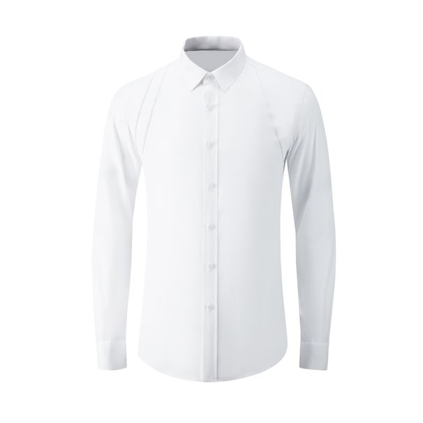 Men's Slim Fit Embroidered Shoulder Cotton Shirt - Breathable & Stylish For Casual & Smart Wear_viptrois.com