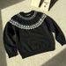 Pure 2025 Fair Isle Cable Knit Loose Sweater For Men Autumn Winter Lazy High-End Feel Knitted Base Layer_viptrois.com