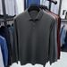 "Men's Silk-Blend Wool Knit T-Shirt - Autumn Collection With Classic Collar For Sophisticated Style"_viptrois.com