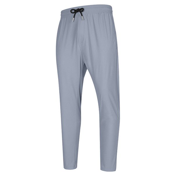 "Men's Quick-Dry Ice Silk Joggers - Lightweight Nylon Running Pants For Gym, Hiking & Travel, Breathable Cropped Fit With Stretch Comfort_viptrois.com