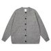Pure Qilin Cardigan Sweater For Men, Autumn And Winter Street Style V-Neck Knitwear, Vintage Design, Trendy Retro Jacket_viptrois.com